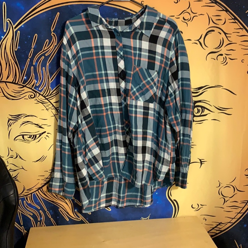 Plaid longsleeve T